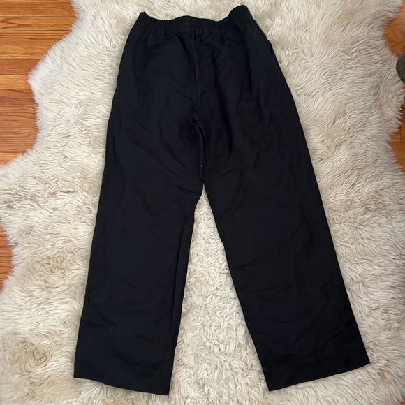 MADEWELL, Black Linen Blend Wide Leg Pants - Picture 5 of 8